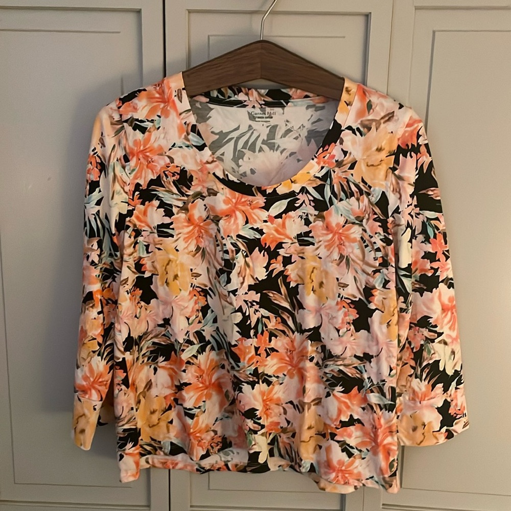 Garnet Hill Floral Pajamas Small